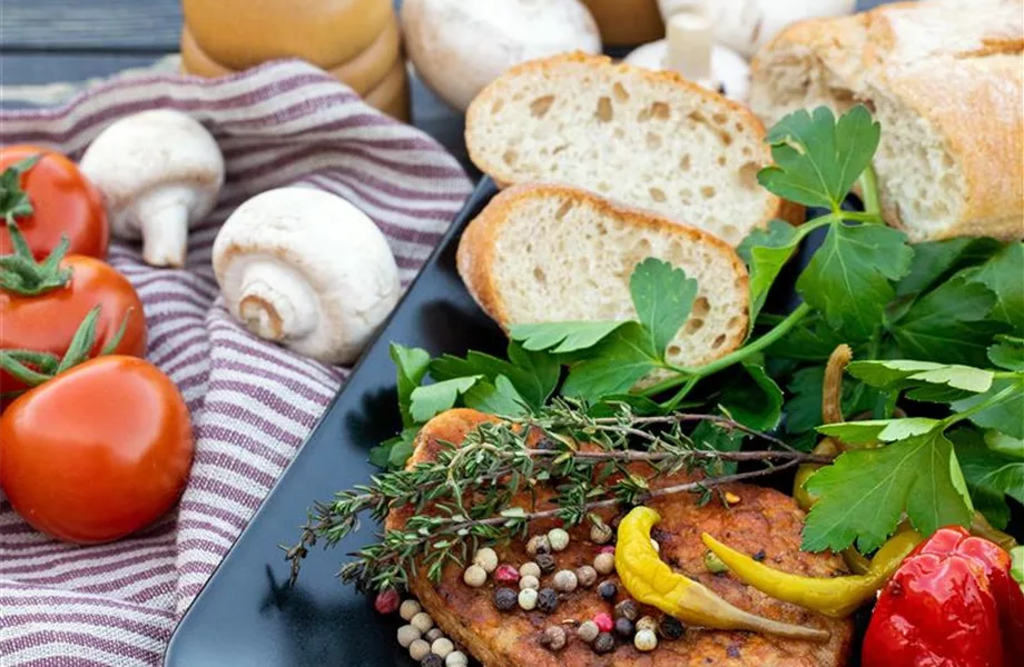 Grillen mit frischen Kräutern