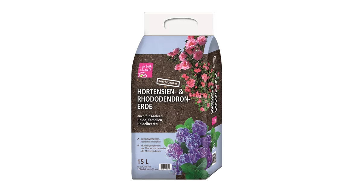 Hortensien- und Rhododendronerde, ...da blh' ich auf! Eigenmarke -  Grtnerei Sporleder
