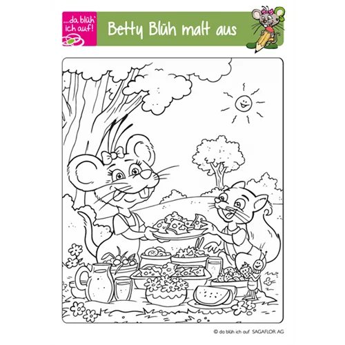 Betty Blüh Ausmalbild 2 26
