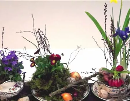 Frühlings-Upcycling im Shabby-Chic